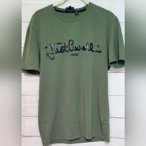 ❤️HOST PICK❤️Euc AUTH mens Roberto Cavalli Just Cavalli tshirt size L
